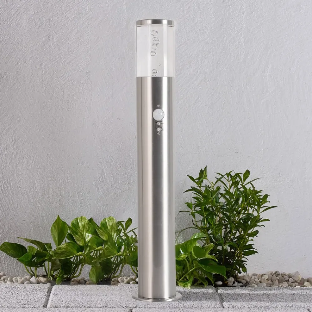 Sokkellamper Med Sensor|Gadebelysning Med Sensor ^ Lindby Belen bevægelsessensor-lampe med LED