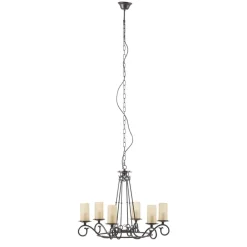 Pendellamper ^ ORION Bente lysekrone, 6 lyskilder