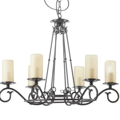 Pendellamper ^ ORION Bente lysekrone, 6 lyskilder