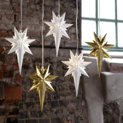 STAR TRADING Julepynt|Julestjerner > Betlehem dekostjerne af metal, hvid