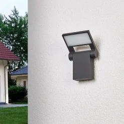 Lucande Væglamper > Bevægelig udendørs LED-væglampe Marius