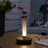 Dekorationsbelysning|Terrassebelysning ^ Konstsmide Biarritz LED-bordlampe, IP54, batteri, CCT, guld