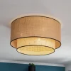 Duolla Loftlamper > Big Boho loftlampe, rattan, beige/sort