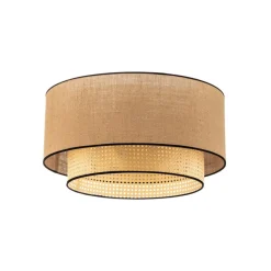 Duolla Loftlamper > Big Boho loftlampe, rattan, beige/sort