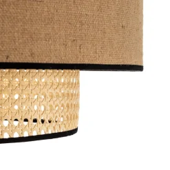 Duolla Loftlamper > Big Boho loftlampe, rattan, beige/sort