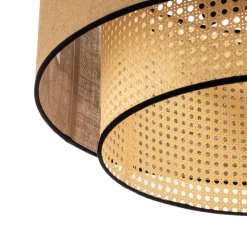 Duolla Loftlamper > Big Boho loftlampe, rattan, beige/sort