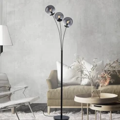 JUST LIGHT. GmbH Gulvlamper|Gulvlamper > Big Widow gulvlampe med tre glasskærme