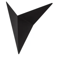 Væglamper ^ Opviq Bird 3201 uplight væglampe, trekantet design, sort