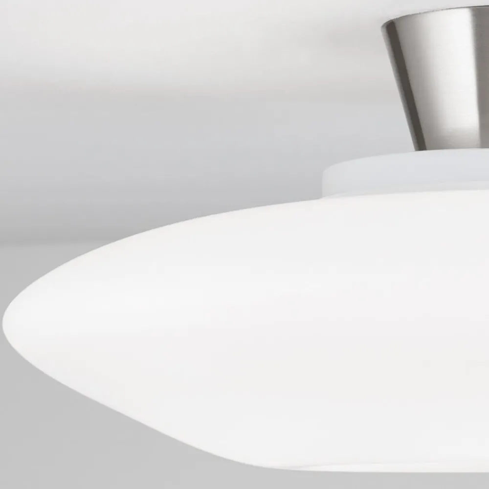 ORION Loftlamper > Blanc loftlampe, opalglas, mat nikkel