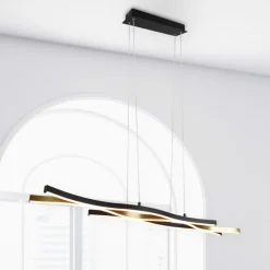 Trio Lighting Pendellamper > Blaze LED-pendel, CCT, dæmpbar, messing