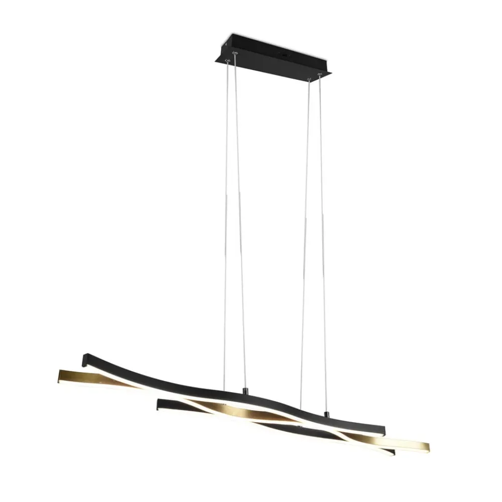 Trio Lighting Pendellamper > Blaze LED-pendel, CCT, dæmpbar, messing