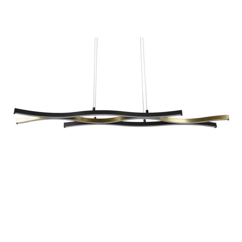 Trio Lighting Pendellamper > Blaze LED-pendel, CCT, dæmpbar, messing