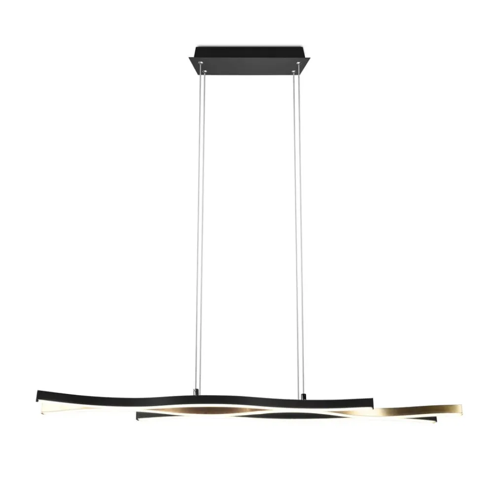 Trio Lighting Pendellamper > Blaze LED-pendel, CCT, dæmpbar, messing