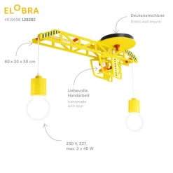 Elobra Loftlamper|Loftlamper > Bodo loftslampe i kranform