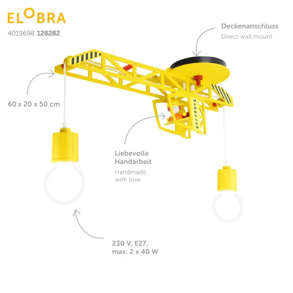 Elobra Loftlamper|Loftlamper > Bodo loftslampe i kranform