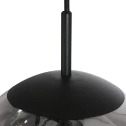Steinhauer Pendellamper > Bollique hængelampe, røgfarvet grå/sort, glas, 5 lyskilder