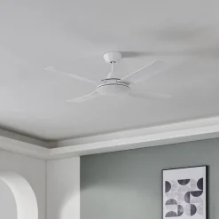 EGLO Loftventilatorer > Bondi 1 loftventilator, mat hvid, fjernbetjening