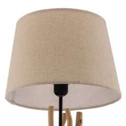 ONLI Bordlamper > Bordlampe Agar med stofskærm og træelement