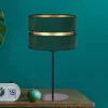 Duolla Bordlamper > Bordlampe Duo, grøn/guld, højde 50 cm