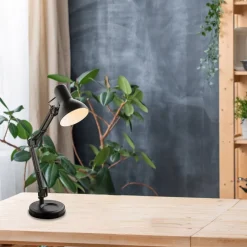 Globo Arbejdsrum/Kontor|Bordlamper > Bordlampe Famous med tre led, sort