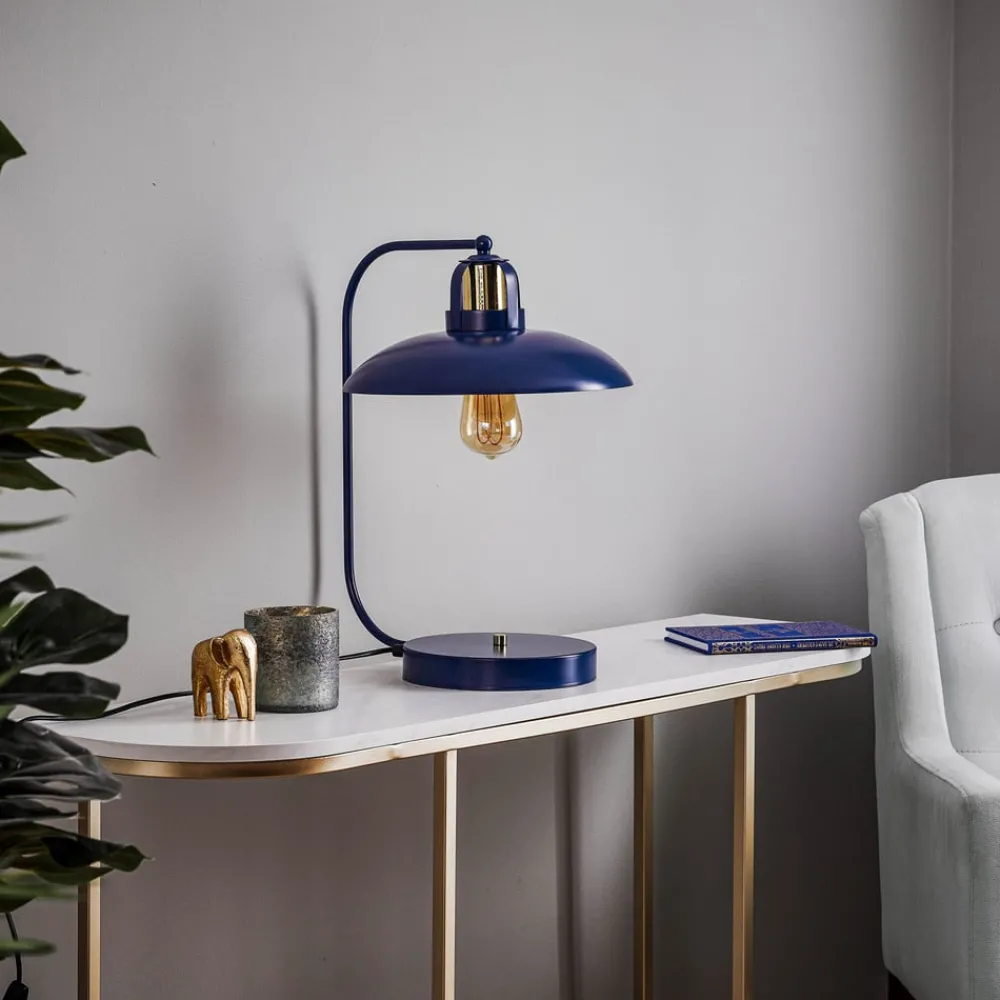 Bordlamper ^ Eko-Light Bordlampe Felix, blå/guld