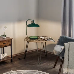 Eko-Light Arbejdsrum/Kontor|Bordlamper > Bordlampe Felix, grøn/guld