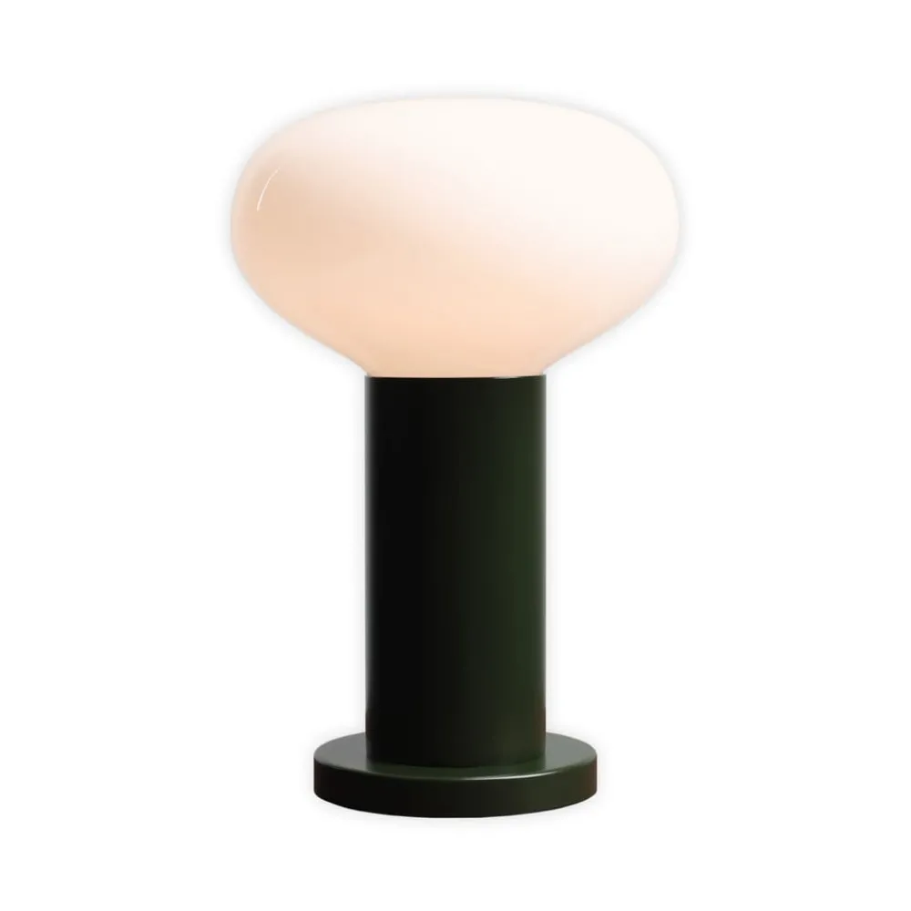 ALDEX Bordlamper > Bordlampe Flo, grøn, Ø 19 cm, glas