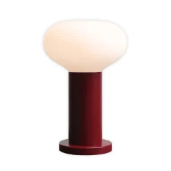 ALDEX Bordlamper > Bordlampe Flo, rød, Ø 19 cm, glas
