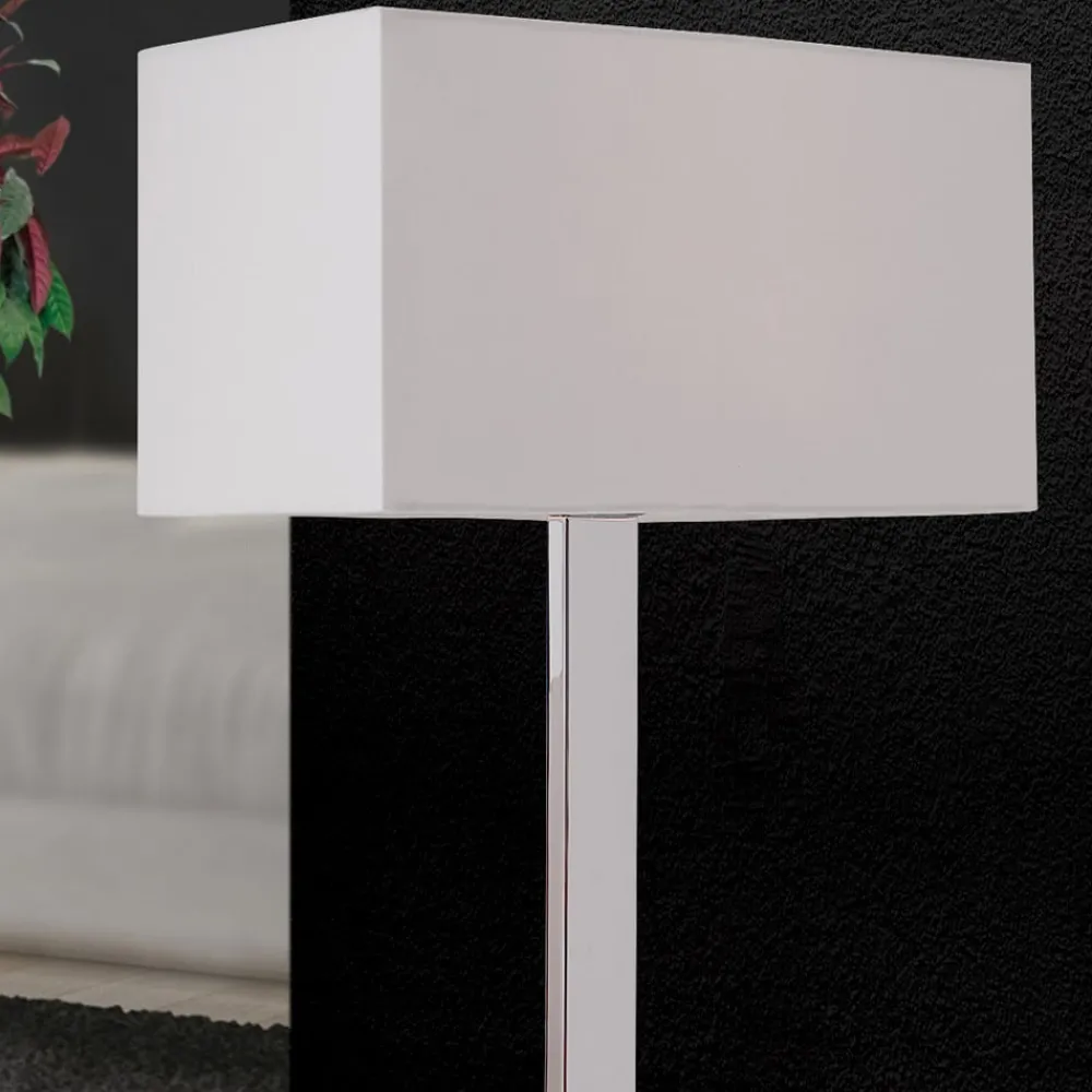 ORION Bordlamper > Bordlampe Grigor med hvid lærredsskærm