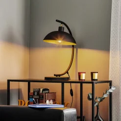 ALDEX Bordlamper > Bordlampe 1036, 1 lyskilde, sort-guld