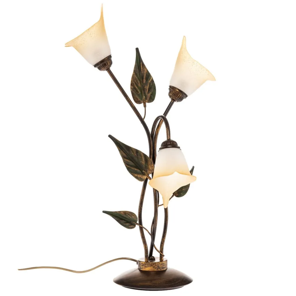 ONLI Bordlamper > Bordlampe Miranda med 3 lyskilder, bronze