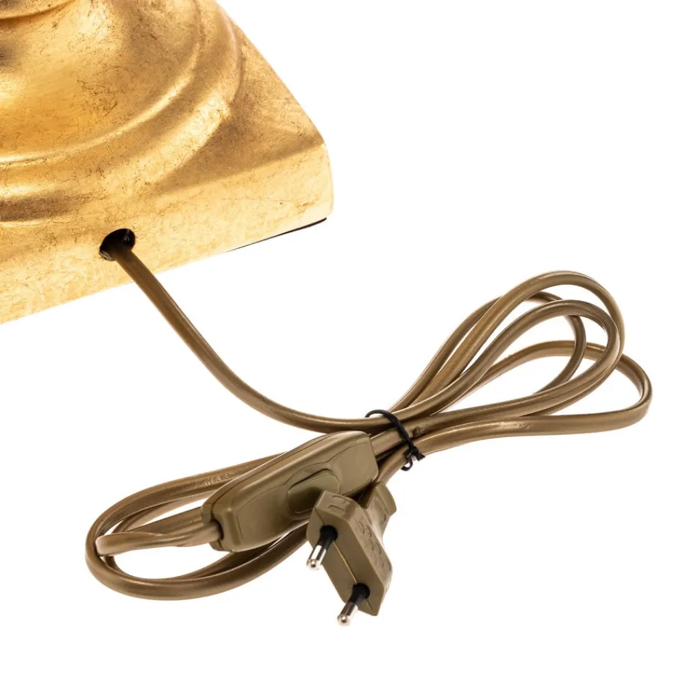 Bordlamper ^ ONLI Bordlampe Mozart i elfenben/guld