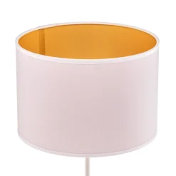 Duolla Bordlamper > Bordlampe Roller, hvid/guld, højde 50 cm
