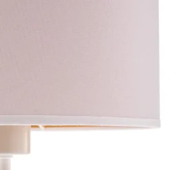 Duolla Bordlamper > Bordlampe Roller, hvid/guld, højde 50 cm