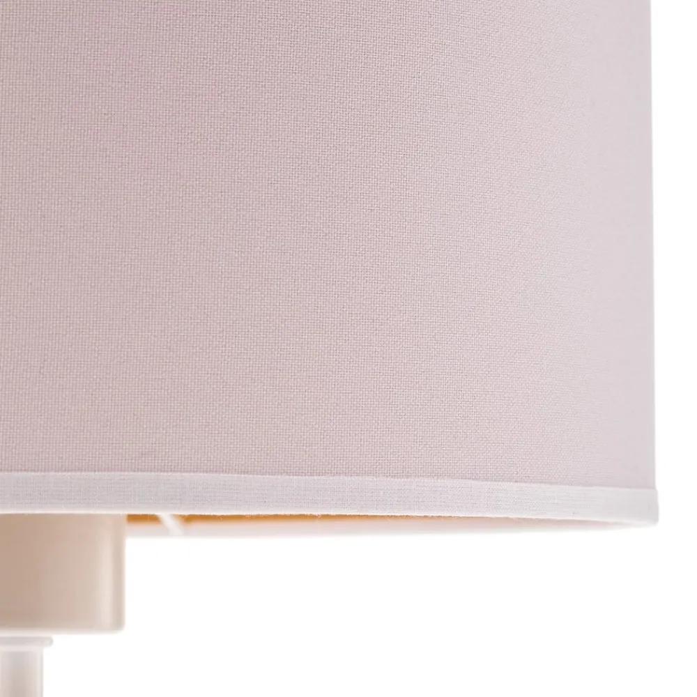 Duolla Bordlamper > Bordlampe Roller, hvid/guld, højde 50 cm