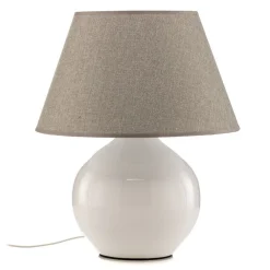 Bordlamper ^ ONLI Bordlampe Sfera, højde 53 cm, hvid/grå
