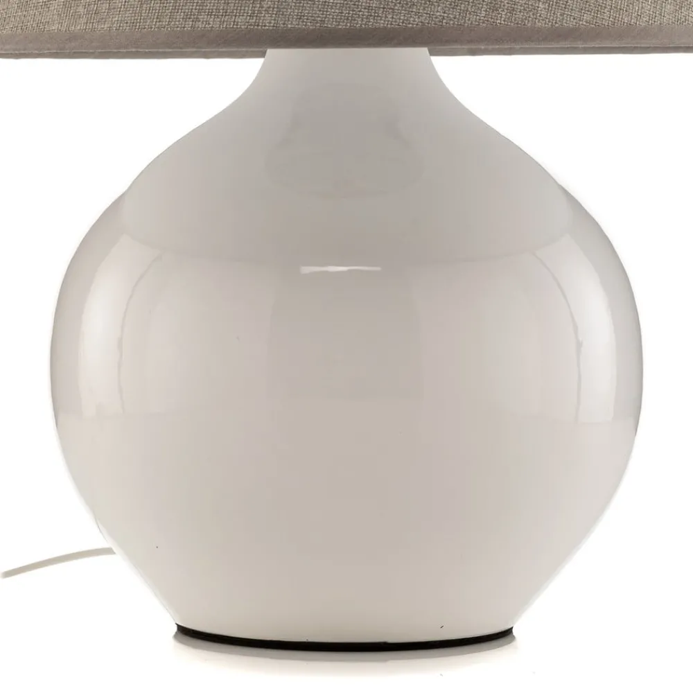 Bordlamper ^ ONLI Bordlampe Sfera, højde 53 cm, hvid/grå