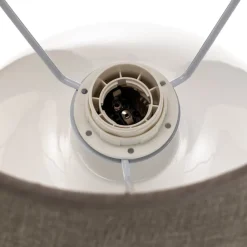Bordlamper ^ ONLI Bordlampe Sfera, højde 53 cm, hvid/grå