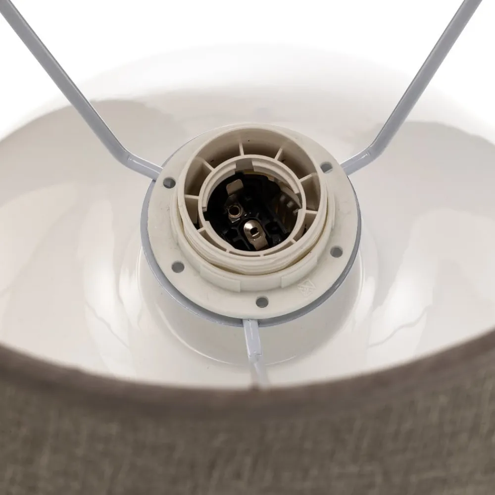 Bordlamper ^ ONLI Bordlampe Sfera, højde 53 cm, hvid/grå
