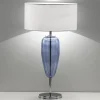 AILATI Bordlamper > Bordlampe Show Ogiva 82 cm glaselement blå