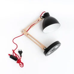 Lamkur Arbejdsrum/Kontor|Bordlamper > Bordlampe Skansen, justerbar, sort