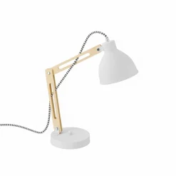 Arbejdsrum/Kontor|Bordlamper ^ Lamkur Bordlampe Skansen, justerbar, hvid
