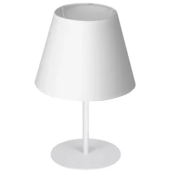 Bordlamper ^ Luminex Bordlampe Soho, konisk Højde 33 cm, hvid