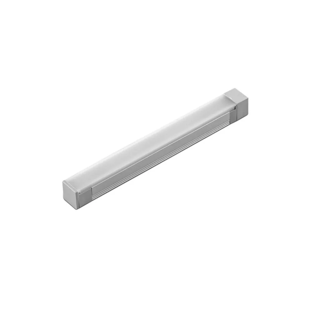Arbejdsrum/Kontor ^ EVN Bordo LED-påbygningslampe i aluminium længde 31 cm
