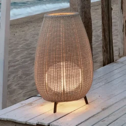 Bover Dekorationsbelysning|Terrassebelysning > Amphora 01 - Terrasselampe, lys beige