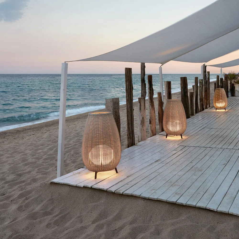 Bover Dekorationsbelysning|Terrassebelysning > Amphora 01 - Terrasselampe, lys beige