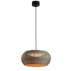 Bover Udendørs Pendellamper > LED-pendellampe til udendørs brug Perris, brun/beige, Ø 47 cm