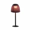 Sokkellamper ^ Bover LED-sokkellampe Atticus, højde 50 cm, grafitbrun/brun