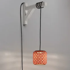 Bover Udendørs Pendellamper > Nans S/16/H LED-hængelampe med stik, rød