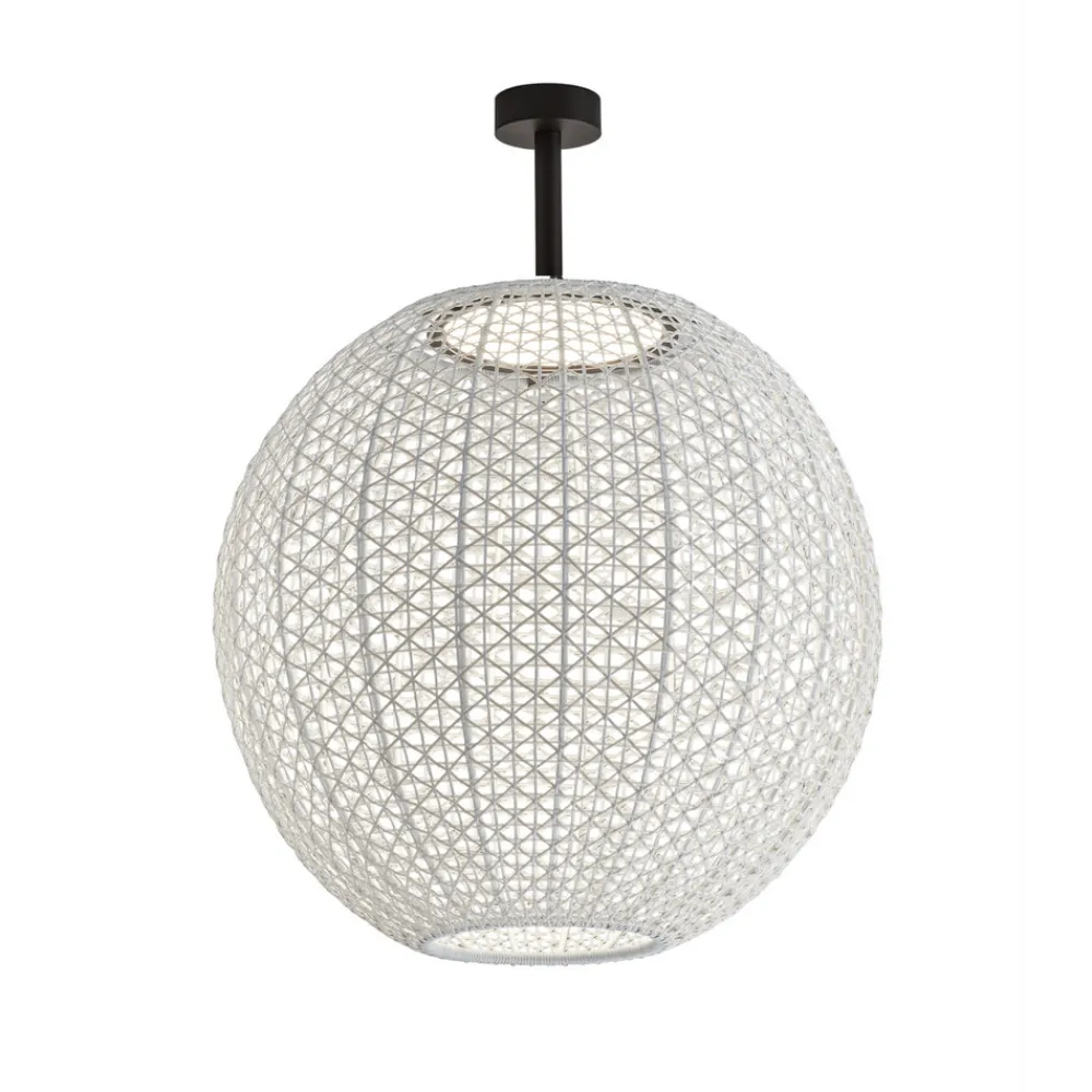 Bover Udendørs Loftlamper > Nans Sphere PF/80 LED udendørs loftslampe beige